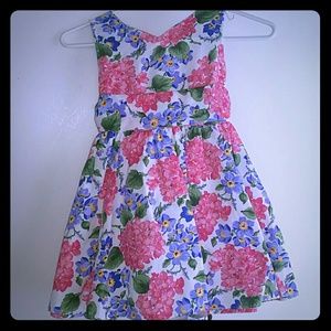 Girl's flower fancy dress